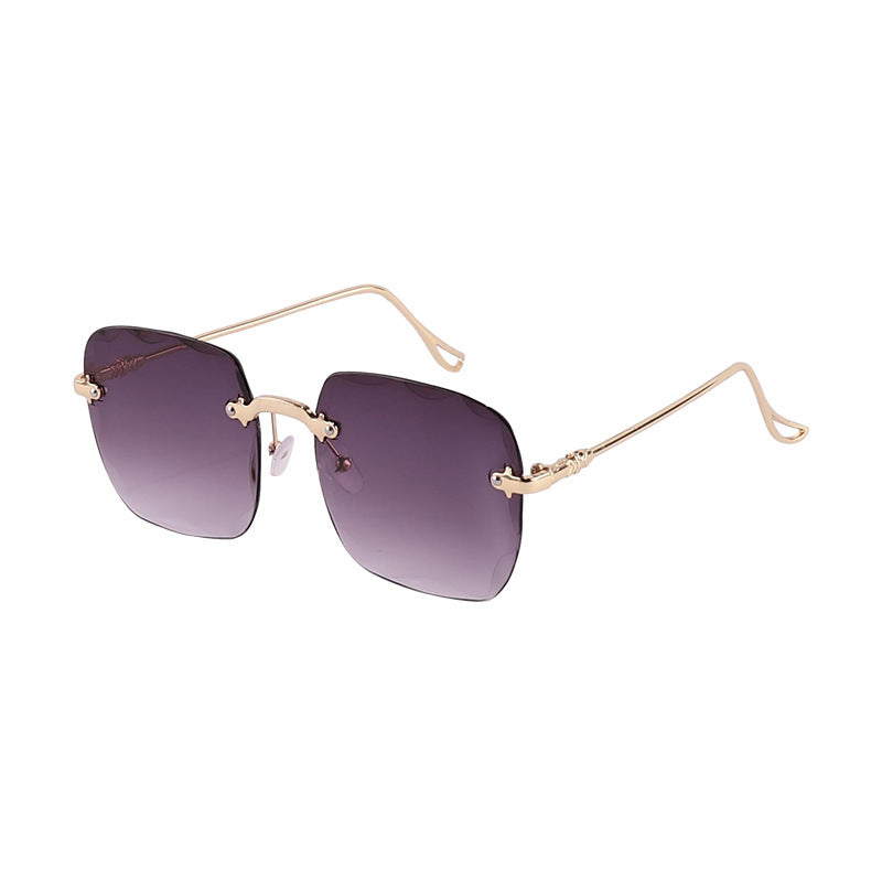 Wholesale PC Frameless Metal Foot Sunglasses